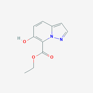 molecular formula C10H10N2O3 B2486784 乙酸乙酯-6-羟基吡唑啉[1,5-a]吡啶-7-甲酸酯 CAS No. 1345688-05-2
