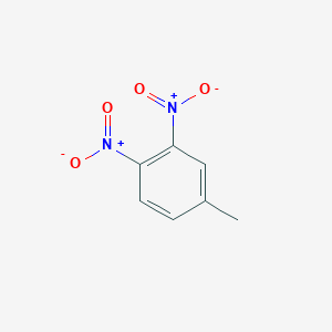 molecular formula C7H6N2O4<br>C6H3CH3(NO2)2<br>C7H6N2O4 B024868 3,4-Dinitrotoluene CAS No. 610-39-9