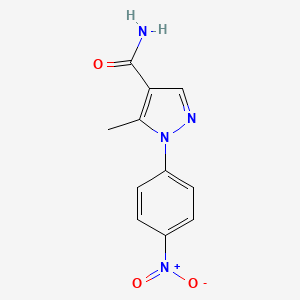 5-Methyl-1-(4-nitrophenyl)pyrazole-4-carboxamide
