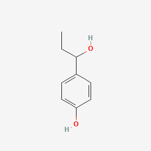 molecular formula C9H12O2 B2486840 4-(1-羟基丙基)苯酚 CAS No. 22805-42-1