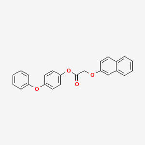 4-Phenoxyphenyl 2-(naphthalen-2-yloxy)acetate