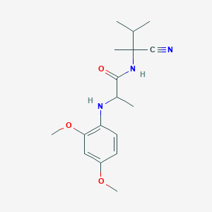 N-(1-cyano-1,2-dimethylpropyl)-2-[(2,4-dimethoxyphenyl)amino]propanamide