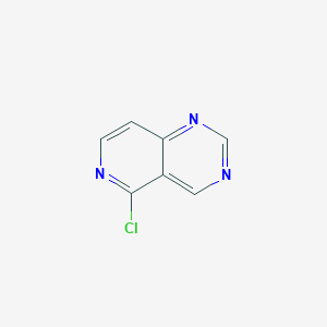 molecular formula C7H4ClN3 B2486873 5-氯吡啶并[4,3-d]嘧啶 CAS No. 1029720-78-2