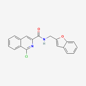 N-[(1-benzofuran-2-yl)methyl]-1-chloroisoquinoline-3-carboxamide