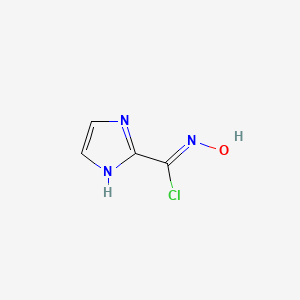 (2Z)-N-Hydroxy-1H-imidazole-2-carboximidoyl chloride