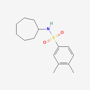 N-cycloheptyl-3,4-dimethylbenzenesulfonamide