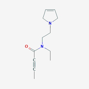 N-[2-(2,5-Dihydropyrrol-1-yl)ethyl]-N-ethylbut-2-ynamide