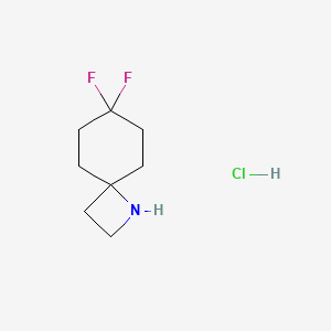 7,7-Difluoro-1-azaspiro[3.5]nonane;hydrochloride