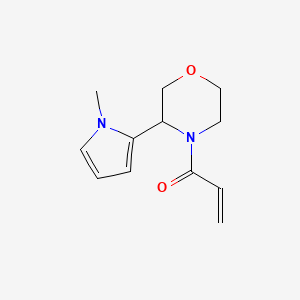 1-[3-(1-methyl-1H-pyrrol-2-yl)morpholin-4-yl]prop-2-en-1-one