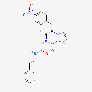 2-[1-(4-nitrobenzyl)-2,4-dioxo-1,4-dihydrothieno[3,2-d]pyrimidin-3(2H)-yl]-N-(2-phenylethyl)acetamide
