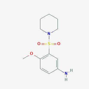 4-Methoxy-3-(piperidine-1-sulfonyl)-phenylamine