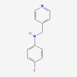 4-fluoro-N-(pyridin-4-ylmethyl)aniline