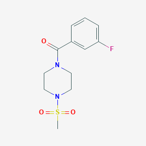 1-(3-Fluorobenzoyl)-4-(methylsulfonyl)piperazine