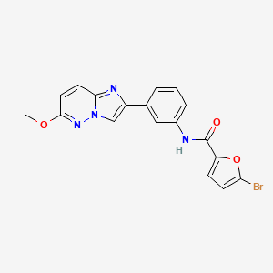 5-bromo-N-(3-(6-methoxyimidazo[1,2-b]pyridazin-2-yl)phenyl)furan-2-carboxamide