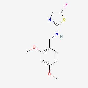 molecular formula C12H13FN2O2S B2487019 N-(2,4-Dimethoxybenzyl)-5-fluorothiazol-2-amine CAS No. 2007920-92-3
