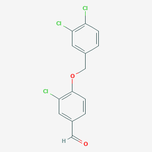3-Chloro-4-[(3,4-dichlorobenzyl)oxy]benzaldehyde
