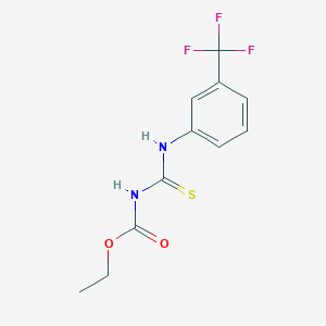 molecular formula C11H11F3N2O2S B2487051 乙基N-[[3-(三氟甲基)苯基]氨基甲硫酰基]甲酸酯 CAS No. 23822-57-3