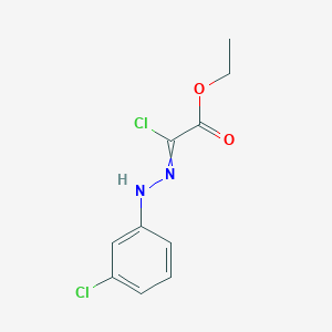 molecular formula C10H10Cl2N2O2 B2487092 氯化[(3-氯苯)肼基]-乙酸乙酯 CAS No. 35229-83-5