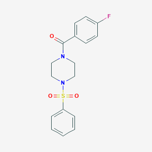 1-(4-Fluorobenzoyl)-4-(phenylsulfonyl)piperazine