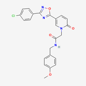molecular formula C23H19ClN4O4 B2487196 5-(4-methylphenyl)-N-[4-(methylthio)benzyl]nicotinamide CAS No. 1112419-54-1