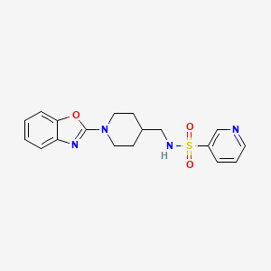 N-((1-(benzo[d]oxazol-2-yl)piperidin-4-yl)methyl)pyridine-3-sulfonamide
