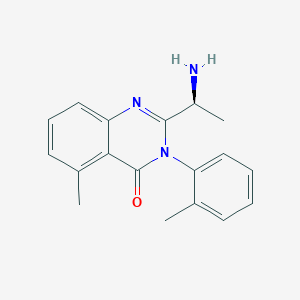 (S)-2-(1-aminoethyl)-5-methyl-3-(o-tolyl)quinazolin-4(3H)-one
