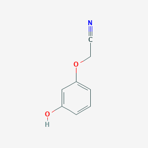 molecular formula C8H7NO2 B2487303 2-(3-Hydroxyphenoxy)acetonitrile CAS No. 107223-69-8