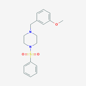 1-(3-Methoxybenzyl)-4-(phenylsulfonyl)piperazine