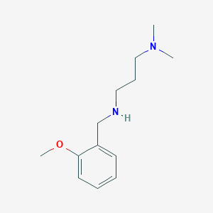 molecular formula C13H22N2O B2487341 N'-(2-methoxybenzyl)-N,N-dimethylpropane-1,3-diamine CAS No. 893595-46-5