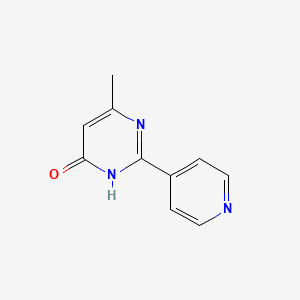 6-methyl-2-(pyridin-4-yl)pyrimidin-4(3H)-one