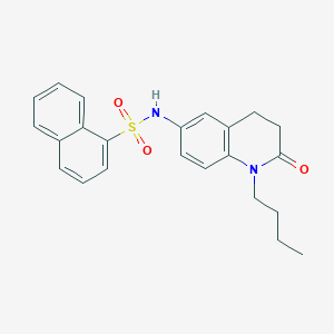 N-(1-butyl-2-oxo-1,2,3,4-tetrahydroquinolin-6-yl)naphthalene-1-sulfonamide