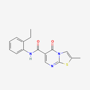 N-(2-ethylphenyl)-2-methyl-5-oxo-5H-thiazolo[3,2-a]pyrimidine-6-carboxamide