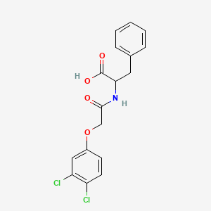molecular formula C17H15Cl2NO4 B2487407 2-{[2-(3,4-Dichlorophenoxy)acetyl]amino}-3-phenylpropanoic acid CAS No. 1008248-63-2