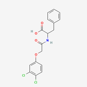 molecular formula C17H15Cl2NO4 B2487407 Acide 2-{[2-(3,4-dichlorophénoxy)acétyl]amino}-3-phénylpropanoïque CAS No. 1008248-63-2