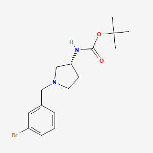 (R)-tert-Butyl 1-(3-bromobenzyl)pyrrolidin-3-ylcarbamate