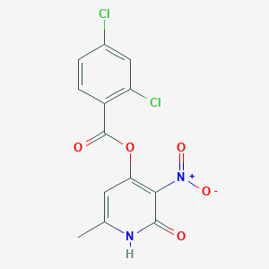 (6-methyl-3-nitro-2-oxo-1H-pyridin-4-yl) 2,4-dichlorobenzoate