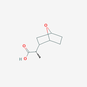 (2S)-2-(7-Oxabicyclo[2.2.1]heptan-2-yl)propanoic acid