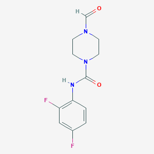 N-(2,4-difluorophenyl)-4-formylpiperazine-1-carboxamide