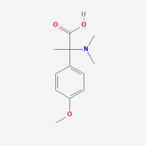 molecular formula C12H17NO3 B2487436 2-(4-甲氧基苯基)-N,N-二甲基丙氨酸 CAS No. 1157479-46-3