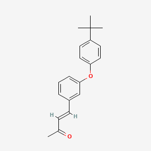 molecular formula C20H22O2 B2487438 (E)-4-[3-(4-tert-butylphenoxy)phenyl]but-3-en-2-one CAS No. 551930-90-6