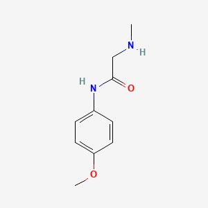 molecular formula C10H14N2O2 B2487444 N-(4-methoxyphenyl)-2-(methylamino)acetamide CAS No. 220903-56-0
