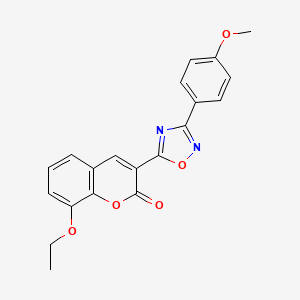 8-ethoxy-3-[3-(4-methoxyphenyl)-1,2,4-oxadiazol-5-yl]-2H-chromen-2-one