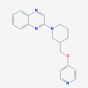 2-[3-(Pyridin-4-yloxymethyl)piperidin-1-yl]quinoxaline