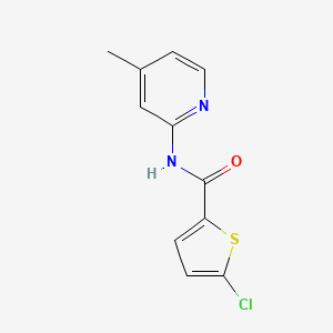 5-chloro-N-(4-methylpyridin-2-yl)thiophene-2-carboxamide