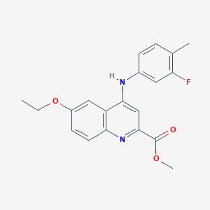 N-(2,3-dimethylphenyl)-2-(6-pyrrolidin-1-ylpyridin-3-yl)-1,3-thiazole-4-carboxamide
