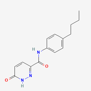 N-(4-butylphenyl)-6-oxo-1,6-dihydropyridazine-3-carboxamide