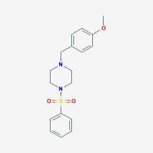 1-(4-Methoxybenzyl)-4-(phenylsulfonyl)piperazine