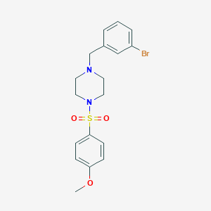 1-(3-Bromo-benzyl)-4-(4-methoxy-benzenesulfonyl)-piperazine