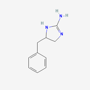 molecular formula C10H13N3 B2487696 5-苄基-4,5-二氢-1H-咪唑-2-胺 CAS No. 94830-58-7
