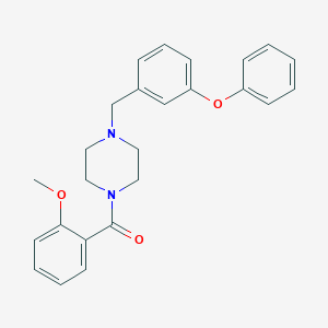 1-(2-Methoxybenzoyl)-4-(3-phenoxybenzyl)piperazine